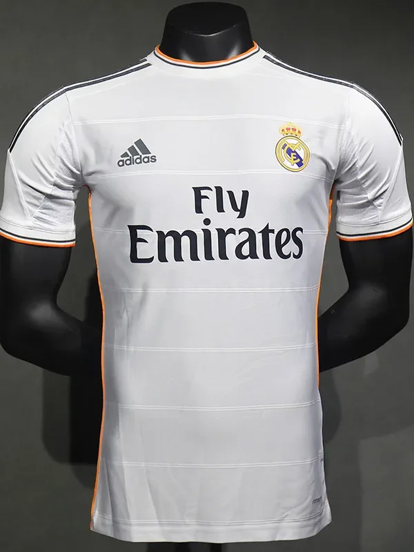 2013-2014 RMA Home Player Version Retro Soccer Jersey*球员
