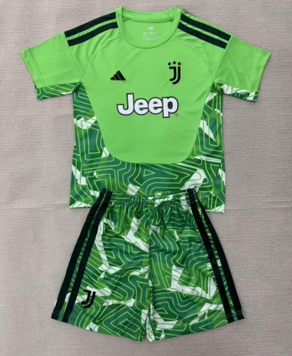 26-27 JUV Green GoalKeeper Kids Soccer Jersey