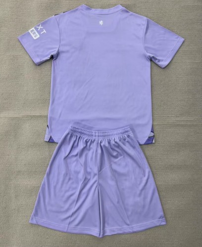 26-27 Rangers Purple GoalKeeper Kids Soccer Jersey