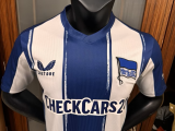25-26 Hertha Berlin Home Player Soccer Jersey