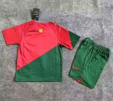22-23 Portugal Home Kids Soccer Jersey