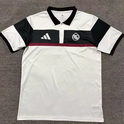 26-27 RMA White Black Polo Short Sleeve