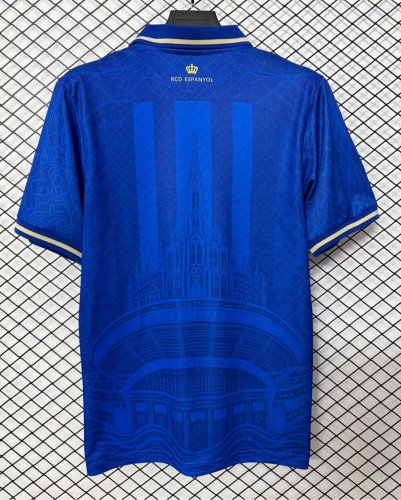 26-27 Espanyol Blue Special Edition Fans Soccer Jersey
