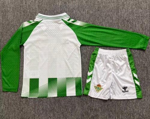 26-27 Real Betis Home Long Sleeve Kids Soccer Jersey*长袖