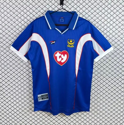 2002-2003 Portsmouth Home Retro Soccer Jersey