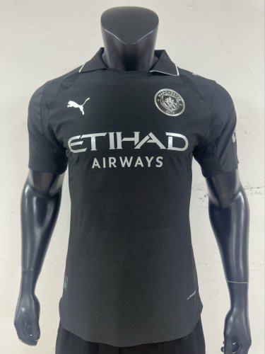 25-26 Man City Away Player Version Soccer Jersey
