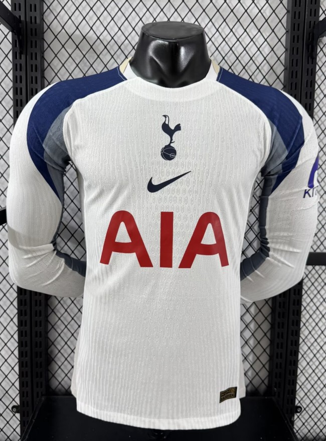 25-26 TOT Home Long sleeves Player Version Soccer Jersey