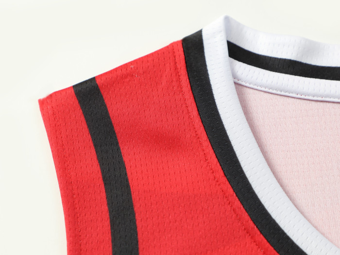 LQ361 Basketball jersey (red) Same for adults and children Material:100% polyester fiber