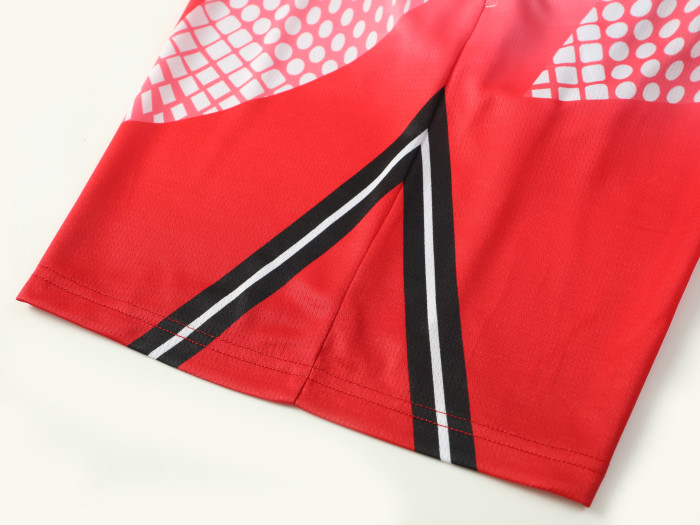 LQ361 Basketball jersey (red) Same for adults and children Material:100% polyester fiber