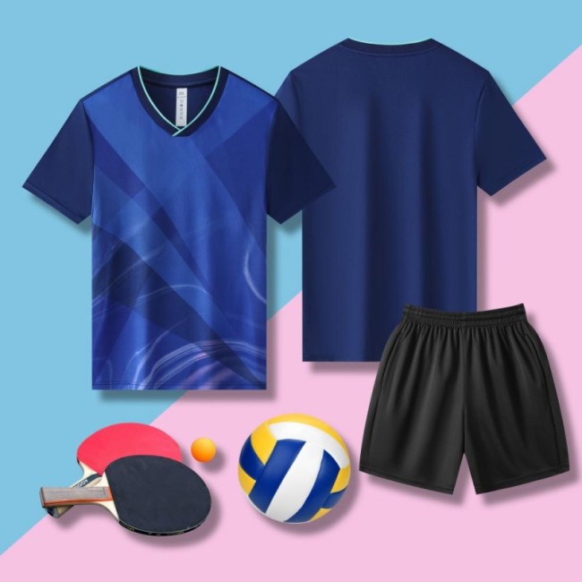 Table Tennis, Badminton and Volleyball Comprehensive Set royalblue