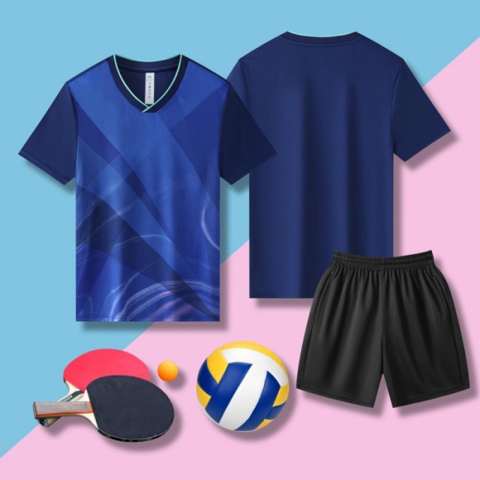 Table Tennis, Badminton and Volleyball Comprehensive Set royalblue