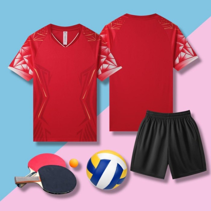 Table Tennis, Badminton and Volleyball Comprehensive Set red X935