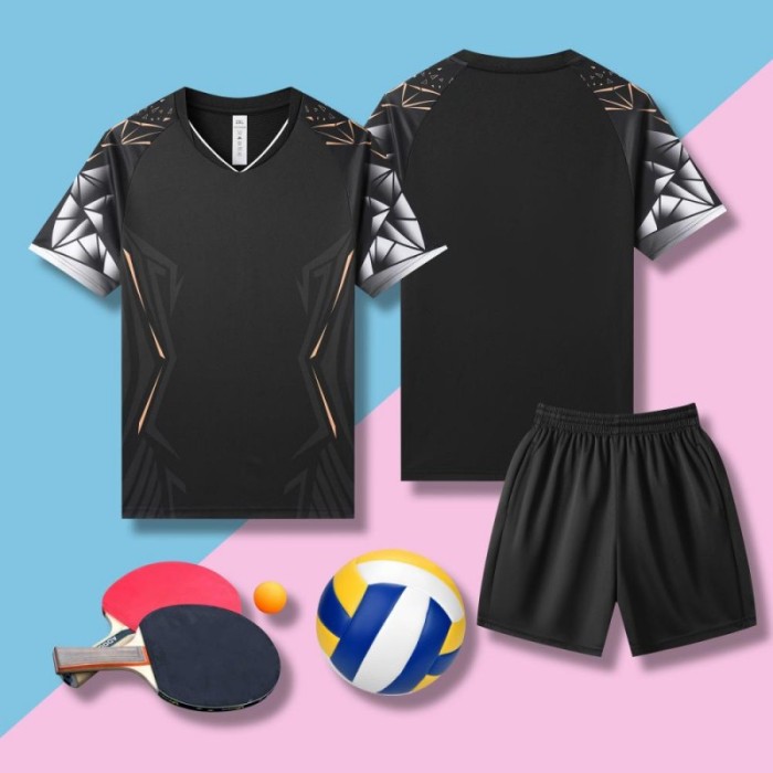 Table Tennis, Badminton and Volleyball Comprehensive Set black X935