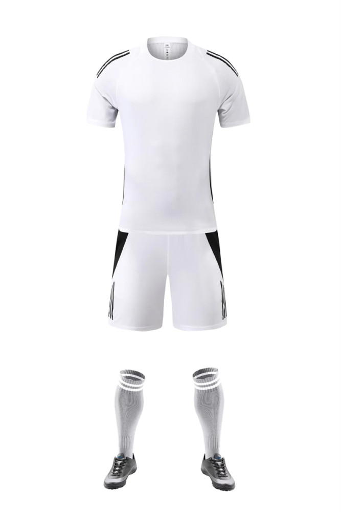 X932#  (white) Set.Jersey & Short High Quality  - Material: 100% polyester fiber