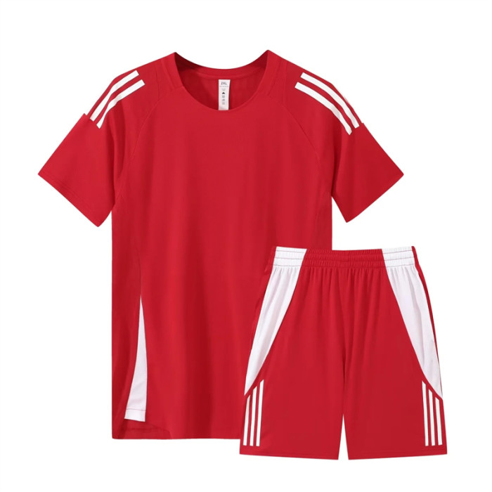 X932#  (red) Set.Jersey & Short High Quality  - Material: 100% polyester fiber