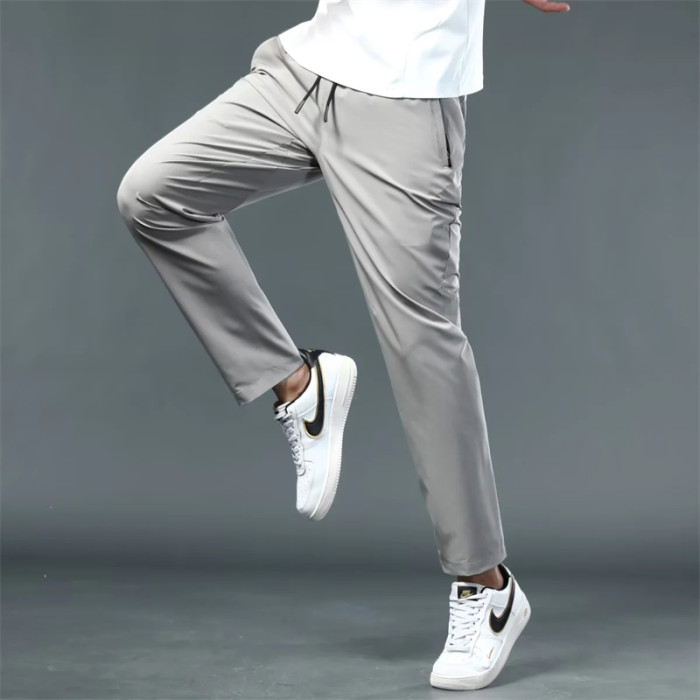 CK551# (grey) Loose pants-Material: 90% polyester and 10% spandex