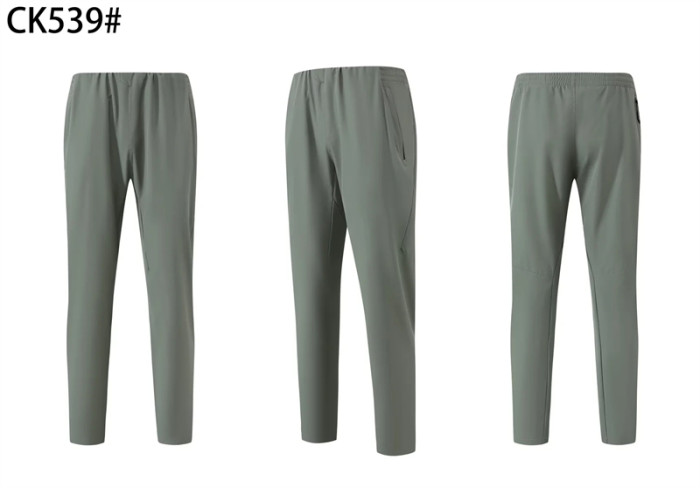 CK539# (light green) Casual pants -Material: 90% polyester and 10% spandex