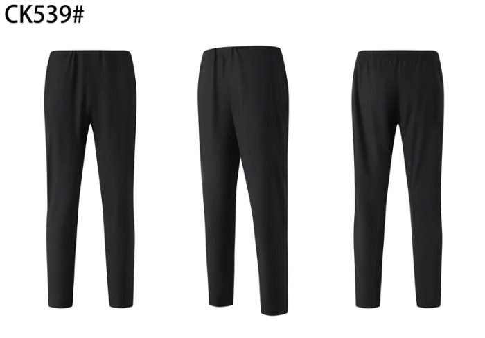 CK539# (black) Casual pants -Material: 90% polyester and 10% spandex