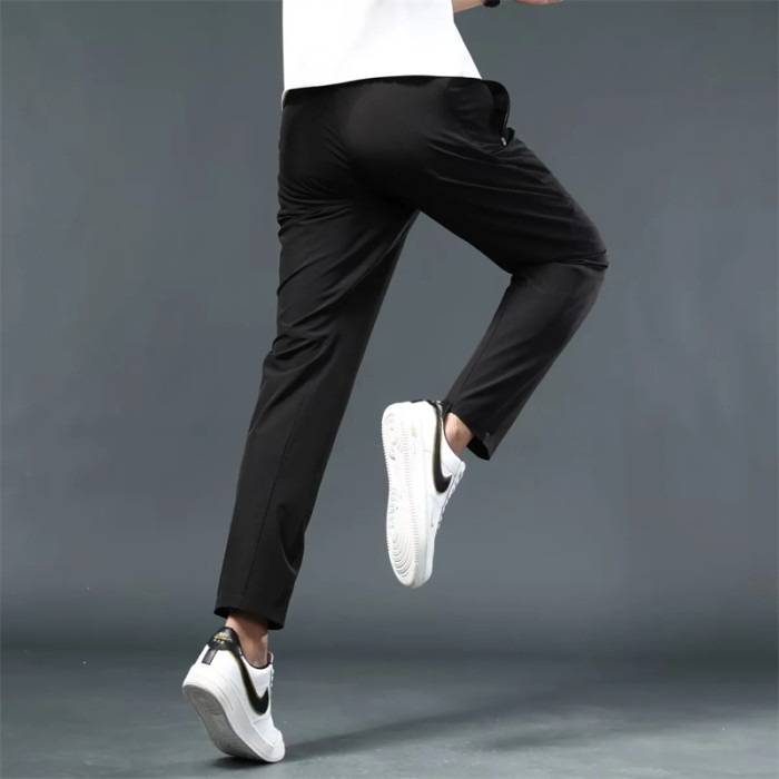 CK551# (black) Loose pants-Material: 90% polyester and 10% spandex