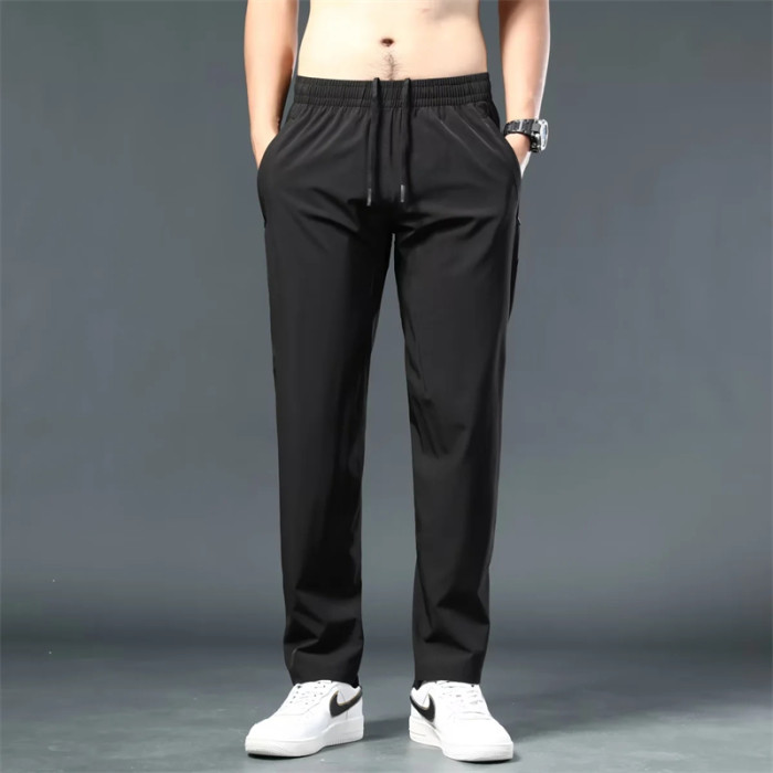 CK551# (black) Loose pants-Material: 90% polyester and 10% spandex