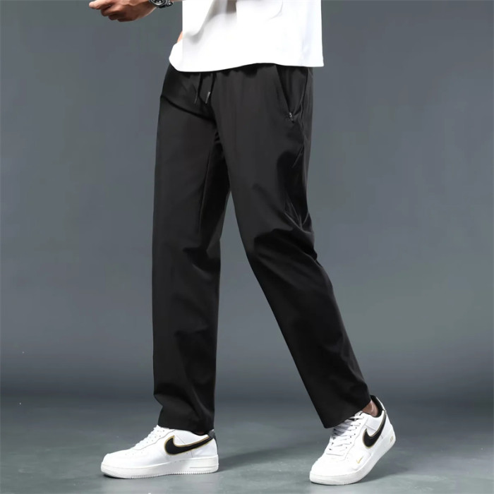 CK551# (black) Loose pants-Material: 90% polyester and 10% spandex