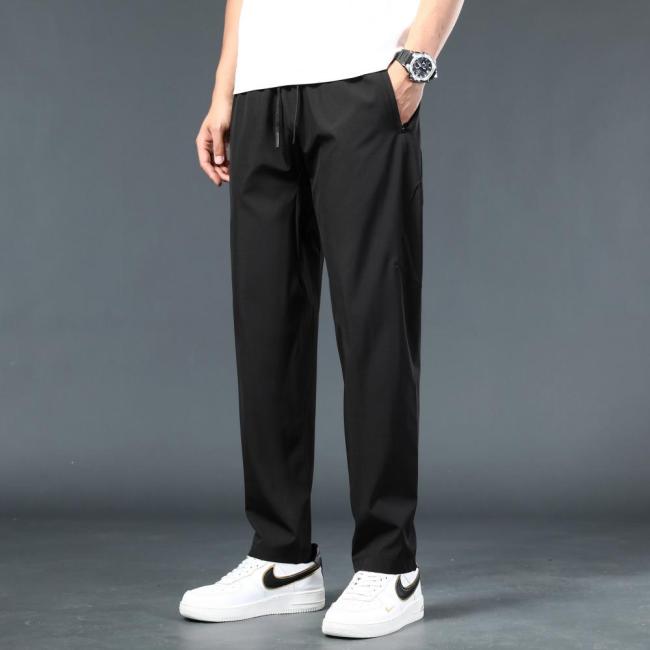 CK539# (black) Casual pants -Material: 90% polyester and 10% spandex