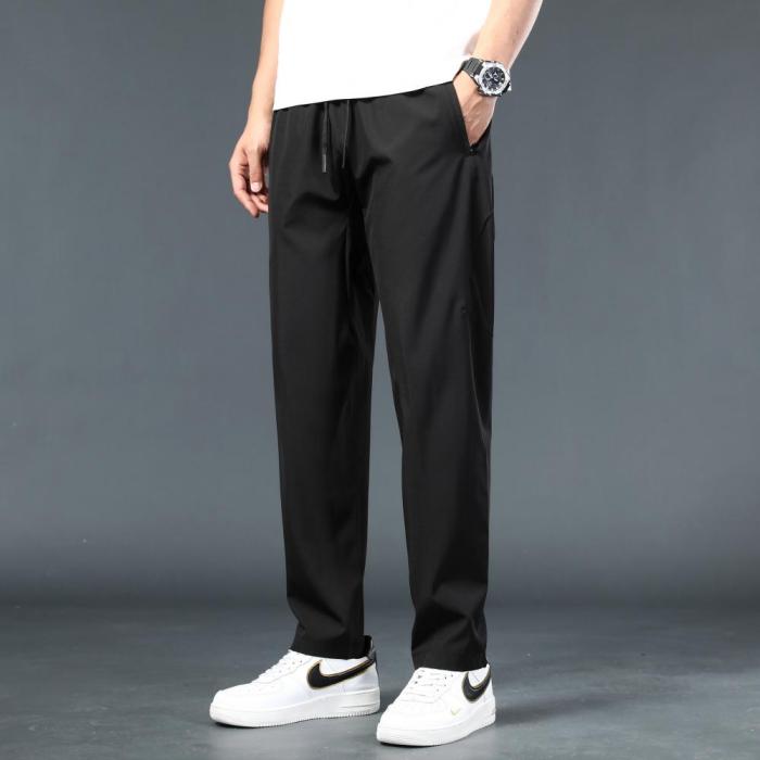 CK539# (black) Casual pants -Material: 90% polyester and 10% spandex
