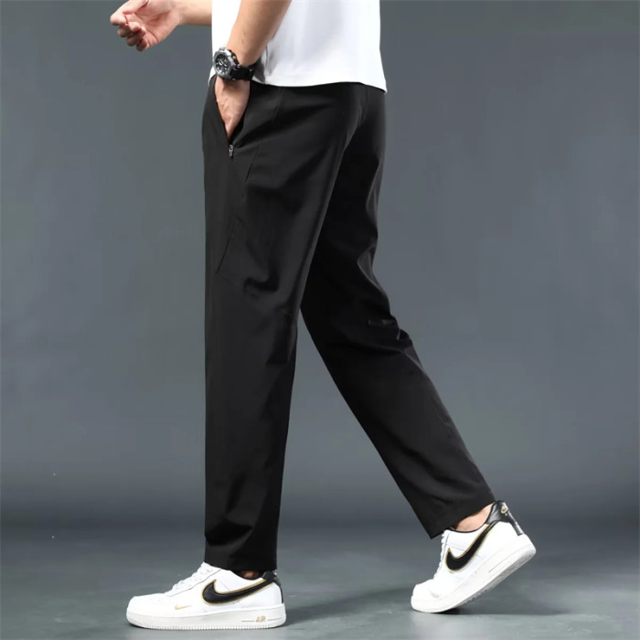 CK551# (black) Loose pants-Material: 90% polyester and 10% spandex