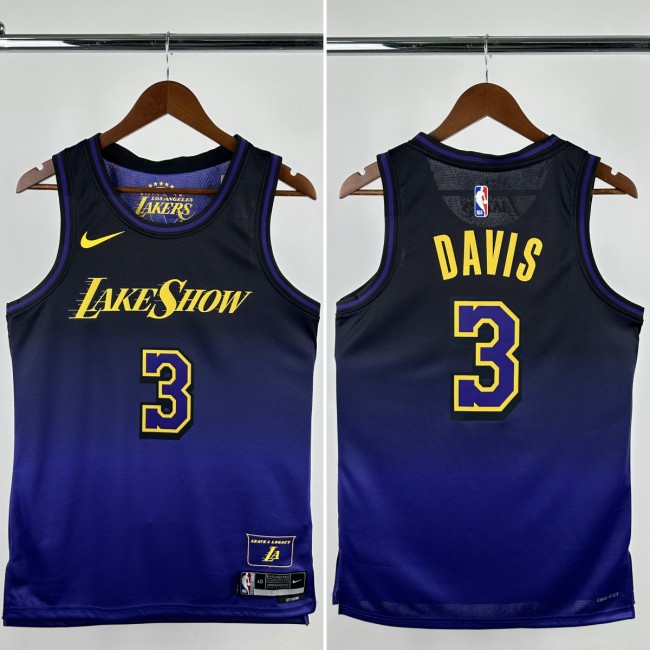 24-25 Lakers Top Quality Hot Pressing NBA Jersey