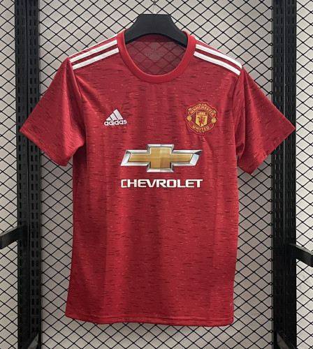 20-21 Man Utd Home Retro Soccer Jersey
