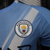 25-26 Man City Home Player Version Soccer Jersey