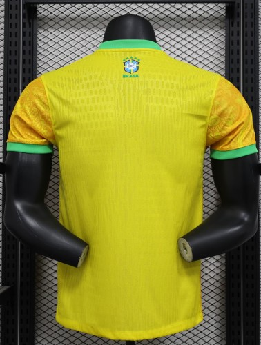25-26 Brazil Yellow Special Edition Player Version Soccer Jersey