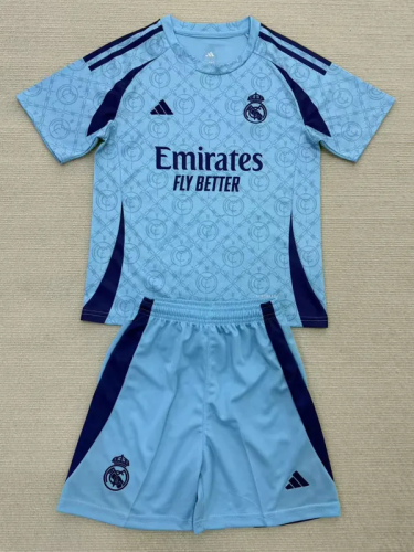 25-26 RMA Blue Concept Edition Kids Soccer Jersey