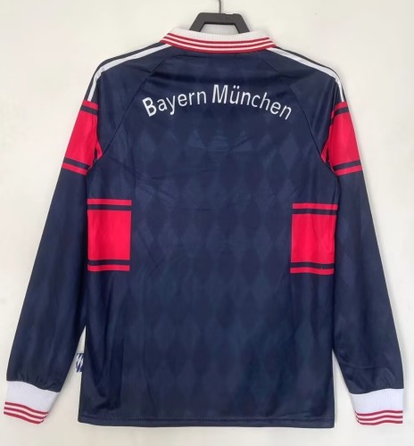 1997-1999 Bayern Home Long sleeves Retro Soccer Jersey