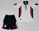 1998 England Home Retro Kids Soccer Jersey