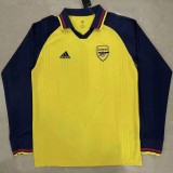 ARS Yellow Long Sleeve Retro Soccer Jersey