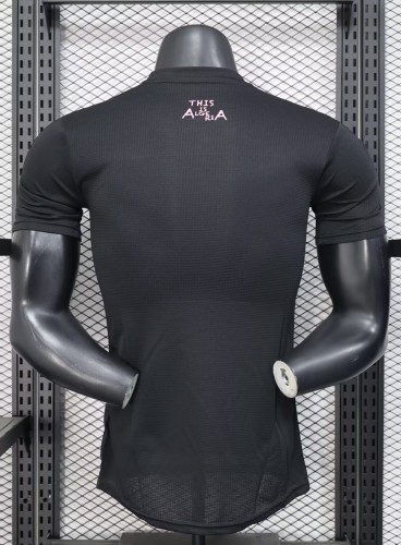 25-26 Algeria Black Player Version Training shirts (粉标)