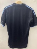 2009-2010 RMA Away Black Retro Soccer Jersey