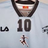 2001 MARADONA 10# Argentina Home Retrot Soccer Jersey
