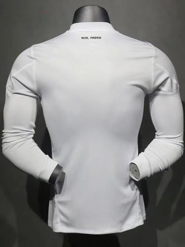 2010-2011 RMA Home Player Version Long Sleeve Retro Soccer Jersey  长袖球员