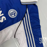 1998-2000 Schalke 04 Home Retro Soccer Jersey