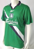 1999-2000 LIV Away Green Retro Soccer Jersey