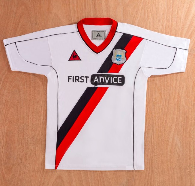 2002-2003 Man City Away Retro Soccer Jersey