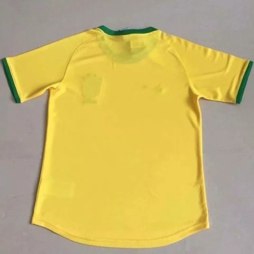 2000 Brazil Home Yellow Retro Soccer Jersey
