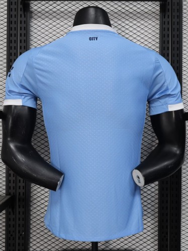 25-26 Man City Home Player Version Soccer Jersey