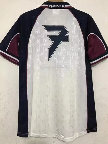 1999 West Ham #7 Iron Maiden Away Retrot Soccer Jersey