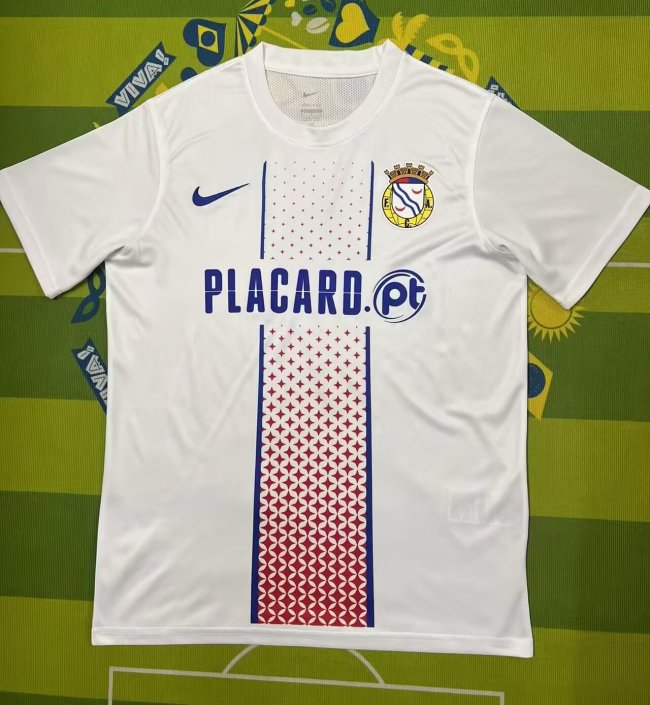 25-26 Alverca FC Away Fans Soccer Jersey 1:1 Thai Quality