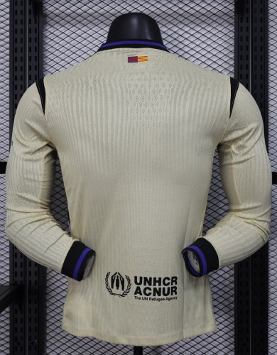 25-26 BAR Away Long Sleeve Player Version Soccer Jersey (长袖球员)