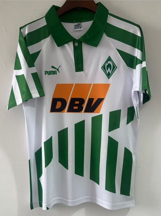 1994 Werder Bremen Home Retro Soccer Jersey