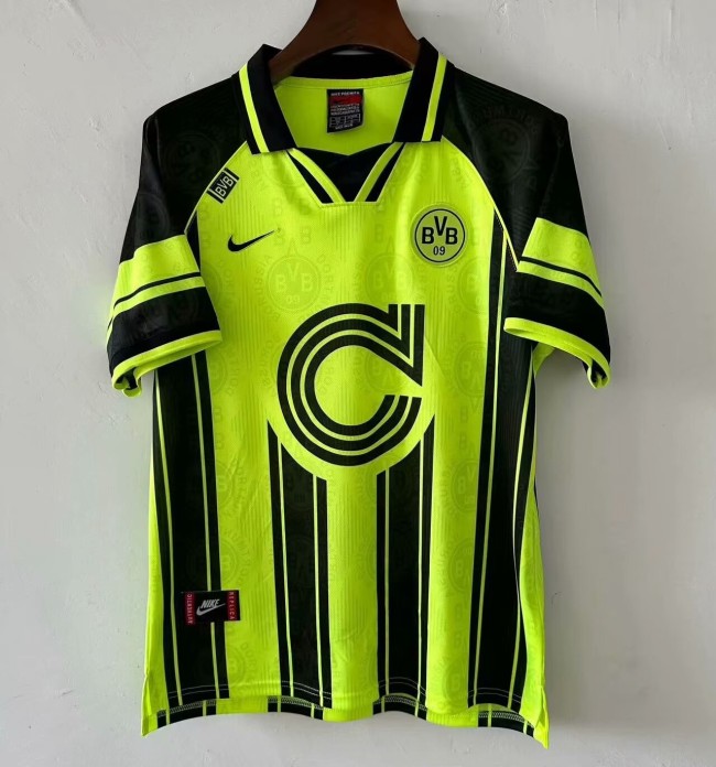 1996-1997 Dortmund Home Retro Soccer Jersey